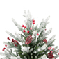 Northlight Real Touch™ 6.5ft. Flocked Grove Fir Christmas Tree - image 3