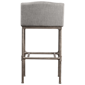 HH2 Home Dillon Low Profile Wingback Grey Bar Height Stool - image 4