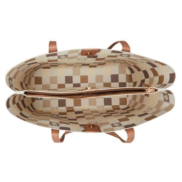 Anne Klein Bonded Double Compartment Tote