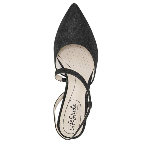 Womens LifeStride Minimalist Fabric Slingback Pumps