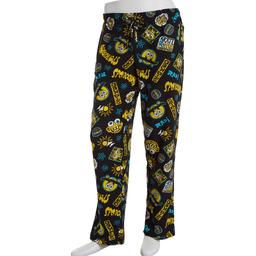 Mens SpongeBob SquarePants Skate Tags Lounge Pajama Pants
