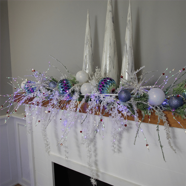 Northlight Multicolor Pre-Lit Christmas Garland with Jingle Bells