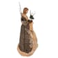 Kurt S. Adler 16in. Rustic Glam Angel Tree Topper - image 2
