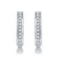 Diamond Classics&#40;tm&#41; 1/2ctw. Diamond Sterling Silver Hoop Earrings - image 1