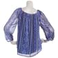 Juniors A. Byer 3/4 Sleeve Mesh Blouse - image 3