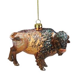 Northlight Seasonal Glittered Buffalo Christmas Ornament