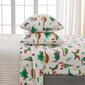 Freshfolds Cotton Christmas Dinosaur 4pc. Flannel Sheet Set - image 2