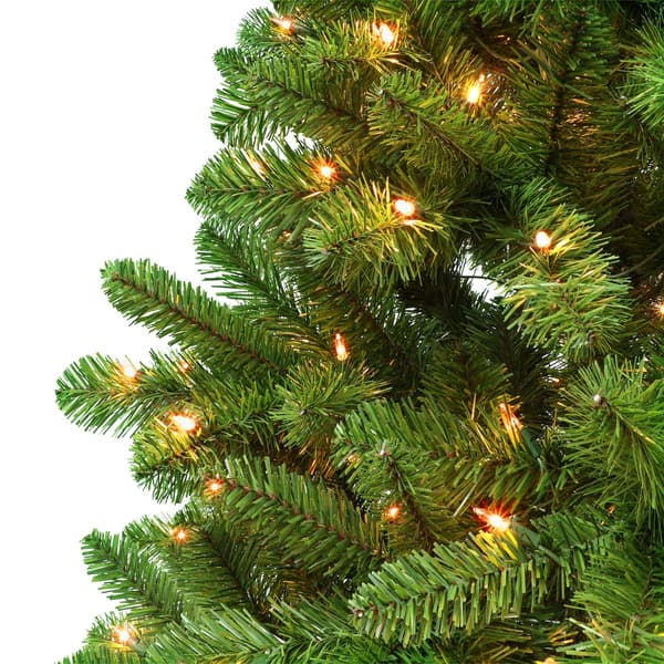 Puleo International 6ft. Pre-lit Incandescent Virginia Pine Tree