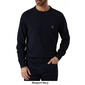 Mens Chaps Solid Cotton Crew Neck Sweater - image 3