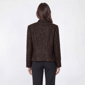Womens Kasper Long Sleeve Eyelash Open Front Jacket - image 1