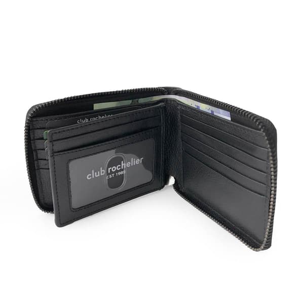 Mens Club Rochelier Onyx Full Leather RFID Wallet