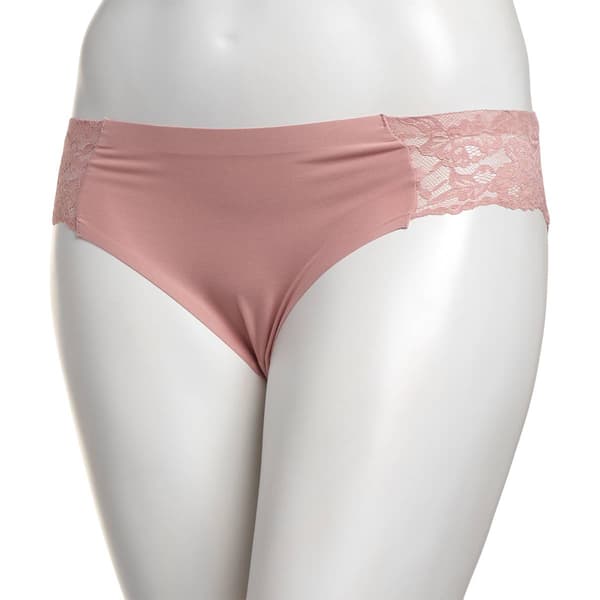 Womens Laura Ashley(R) Single Brush Bikini Panties - LS8390E