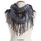 Womens Fantasia Lulu Plaid Infinity Scarf w/Fringe - image 3