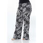 Plus Size White Mark Palazzo Print Pants - image 3