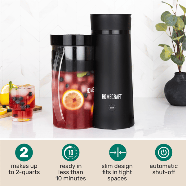 HomeCraft 2qt. Iced Tea Maker