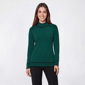 Womens Retrology Mock Neck Sweater with Piping - image 5