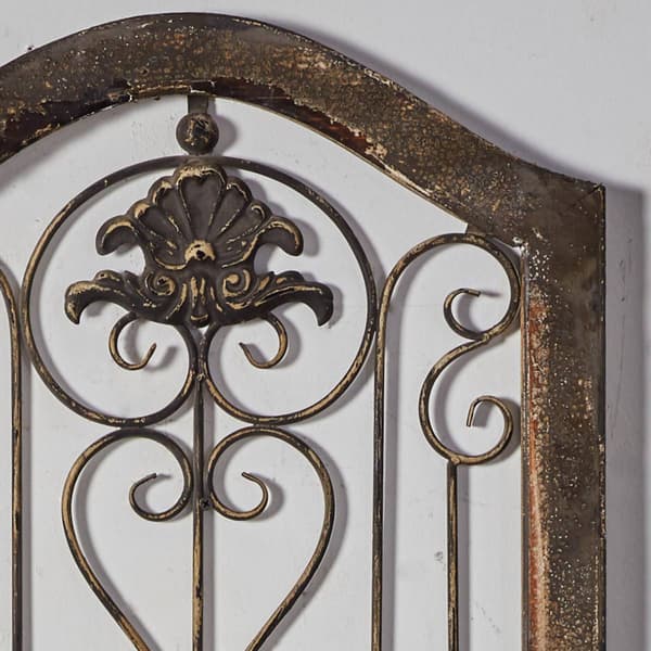 9th & Pike® Brown Rustic Distressed Arbor Gate Wall Decor