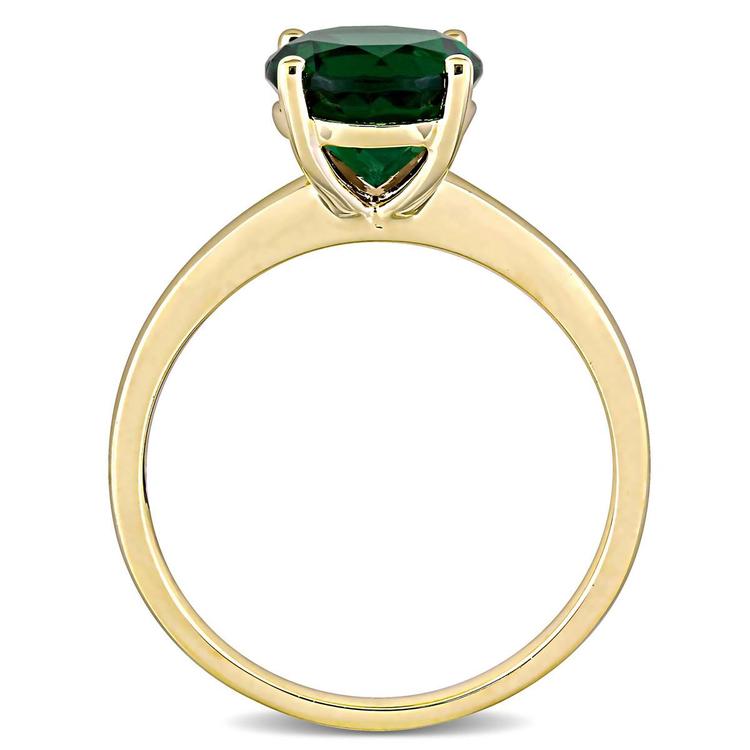 Gemstone Classics™ 10kt. Gold Lab Created Emerald Solitaire Ring