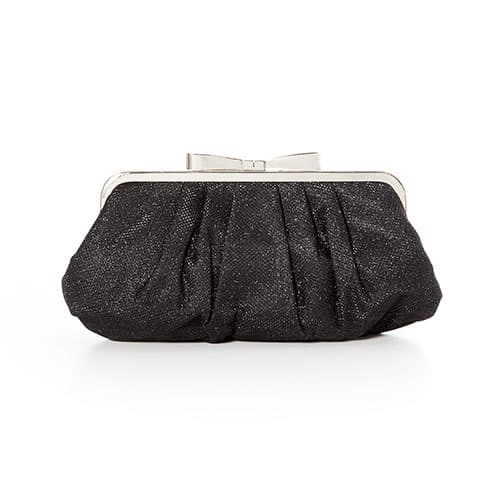 Sasha Glitter Frame Clutch - image 