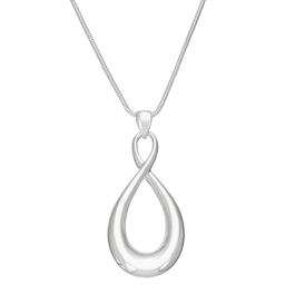 Napier Silver-Tone Pendant Necklace