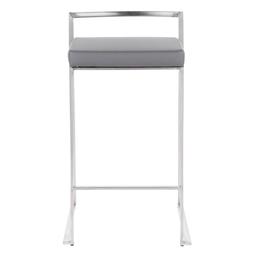LumiSource Fuji Contemporary Stackable Counter Stools - Set of 2