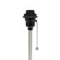 LimeLights Brush Steel Lamp w/Charging Outlet/Red Shade-Set of 2 - image 8