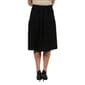 Plus Size 24/7 Comfort Apparel Solid Classic Skirt With Pockets - image 2