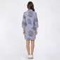 Womens Mlle Gabrielle Long Sleeve Stripe Floral Shift Dress - image 2