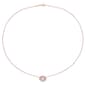 Gemstone Classics&#8482; 10kt. Rose Gold Interlaced Necklace - image 4