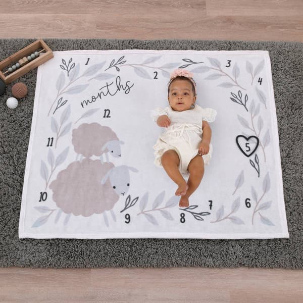 NoJo Together is Better Milestone Baby Blanket