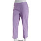 Womens Zac & Rachel Solid Pull On Crop Pants - image 11