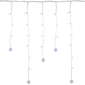 Northlight 29.5ft. LED Multi-Color Stars Icicle Christmas Lights - image 4