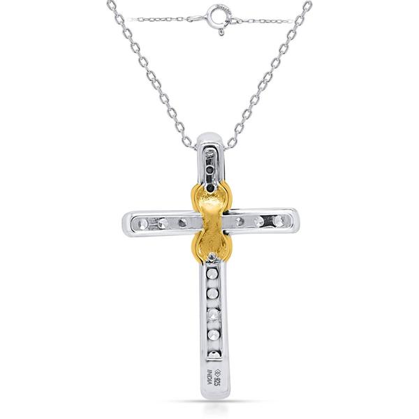 Nova Star® 1/2ctw. Lab Grown Diamond Infinity Cross Pendant
