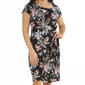 Petite Connected Apparel Short Sleeve Floral Sarong Wrap Dress - image 3