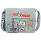 True Religion Multi Patch Denim Messenger Bag - image 1