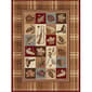 Tayse Nature Plaid Outdoors Lodge Area Rug - Multi - image 1