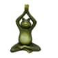 Santa's Workshop 20in. Yoga Frog Statue - image 1