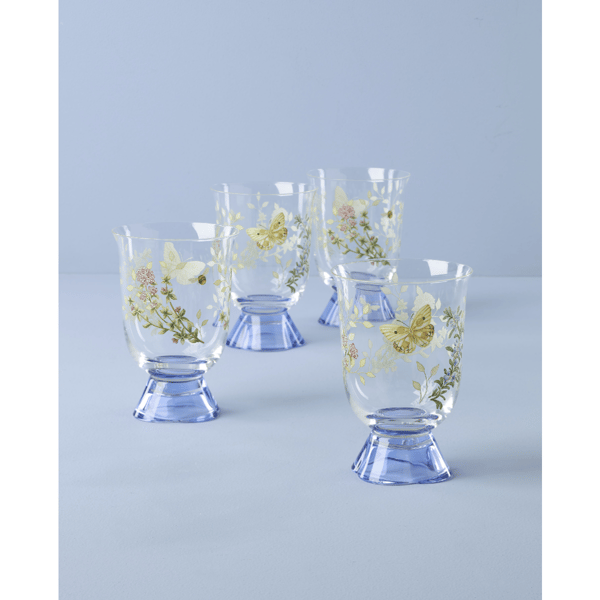 Lenox® Butterfly Meadow® Herbs Short Tumblers - Set of 4