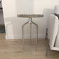 9th & Pike® Contemporary Silver Aluminum Raised Edge Accent Table - image 9