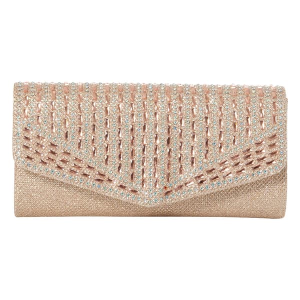 D&#39;Margeaux Glitter Envelope Clutch Evening Bag