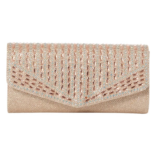 D&#39;Margeaux Glitter Envelope Clutch Evening Bag - image 