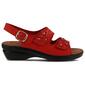 Womens Flexus&#174; By Spring Step Ceri Wedge Sandals - Red - image 2