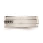 Mens Gentlemen's Classics&#8482; Black Diamond 8mm Wedding Band - image 3