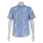 Mens Chaps Seersucker Button Down Shirt - Cerulean - image 1