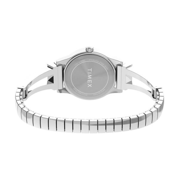 Womens Timex&#174; Main Street Silver-Tone Crystal Watch - TW2W18600JT