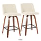 LumiSource Toriano Mid-Century Modern Counter Stools - Set of 2 - image 10