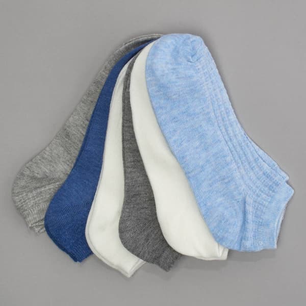 Womens Cuddl Duds 6pk. Textured Low Cut Socks - image 
