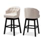 Baxton Studio Theron Swivel Bar Stools - Set of 2 - image 2