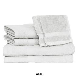 Deluxe 6pc. Solid Bath Towel Set