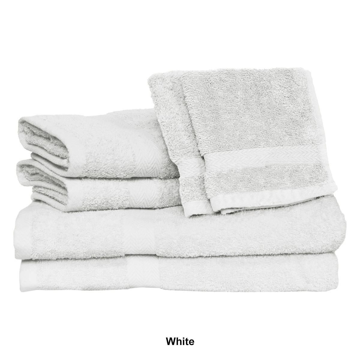 Deluxe 6pc. Solid Bath Towel Set